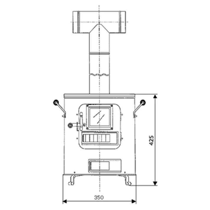 クッキングストーブ RS-41 屋外専用 煙突径φ100mm