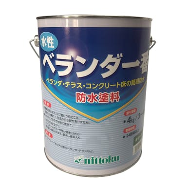 日本特殊塗料 水性 ベランダ一番 防水塗料 グリーン 4kg【別送品】