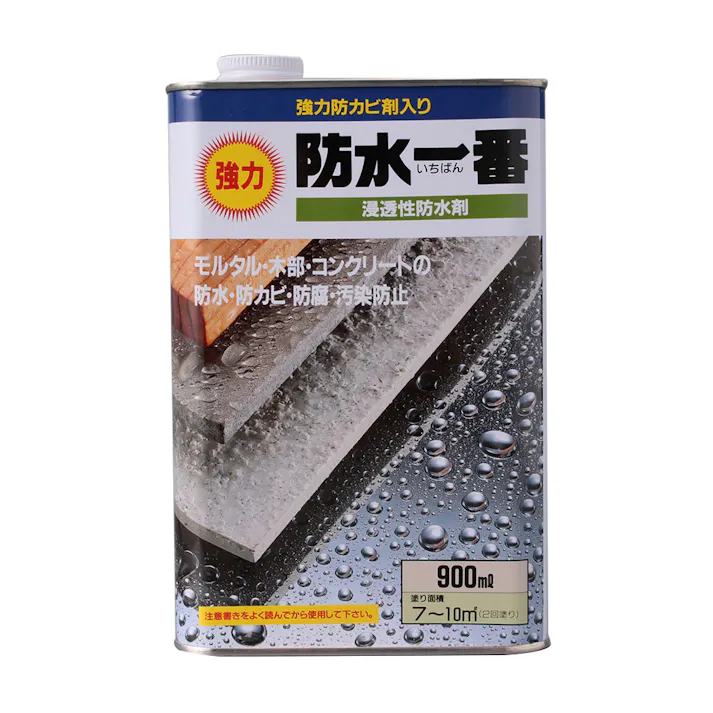 日本特殊塗料 浸透性防水剤 強力 防水一番 強力防カビ剤入り 900ml