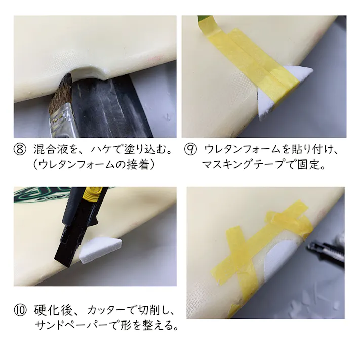 日本特殊塗料 サーフ補修セット