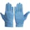 【CAINZ-DASH】ウインセス スムス手袋　カラーナイロン手袋　マチ付　サックス　Ｍ　（１０双入） 8010-1-C4-M【別送品】
