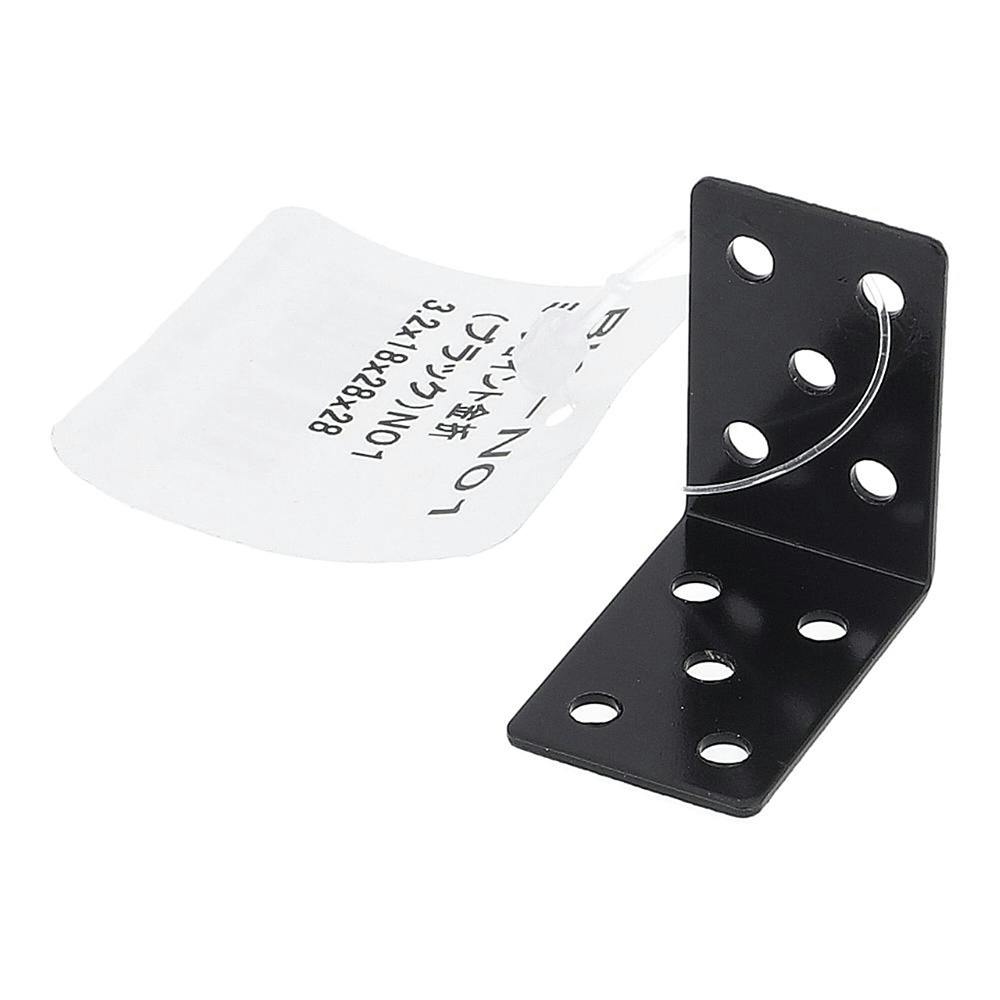 ミニジョイント金折 ブラック 3.2×18×28×28mm 補強金具 ミニジョイント金折 ブラック 3.2×18×28×28mm 補強金具