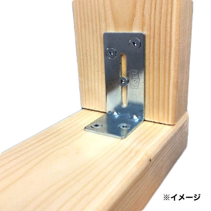 大里 2×4用金具アングル 黒塗装 A6