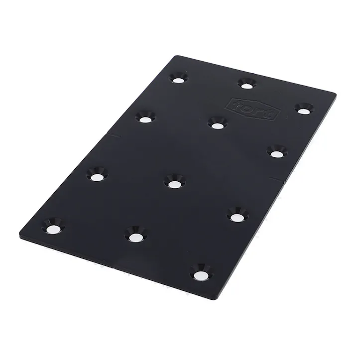 2×4用金具プレート 黒塗装 P3