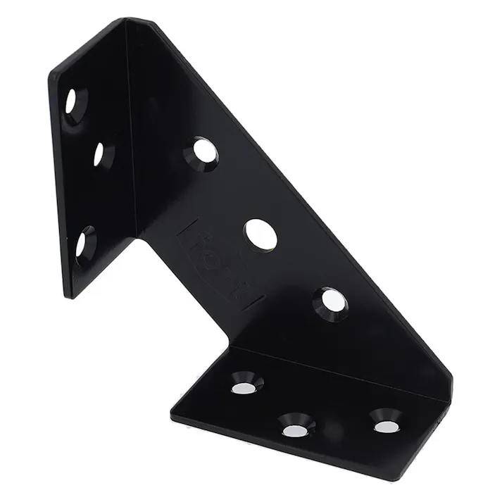 2×4用金具コーナー 黒塗装 C1