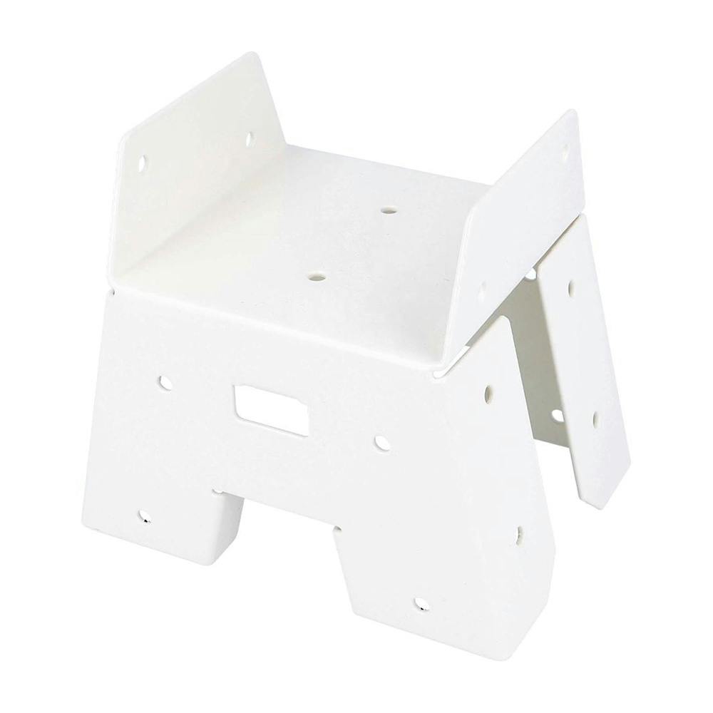 ソーホースブラケット 2個セット 白塗装