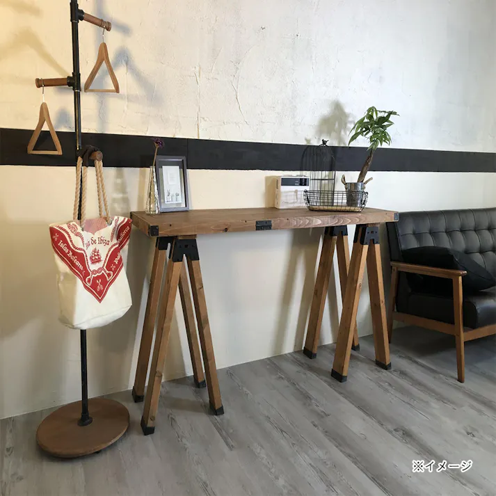 ソーホースブラケット 2個セット 白塗装