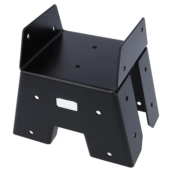 ソーホースブラケット 2個セット 亜鉛黒