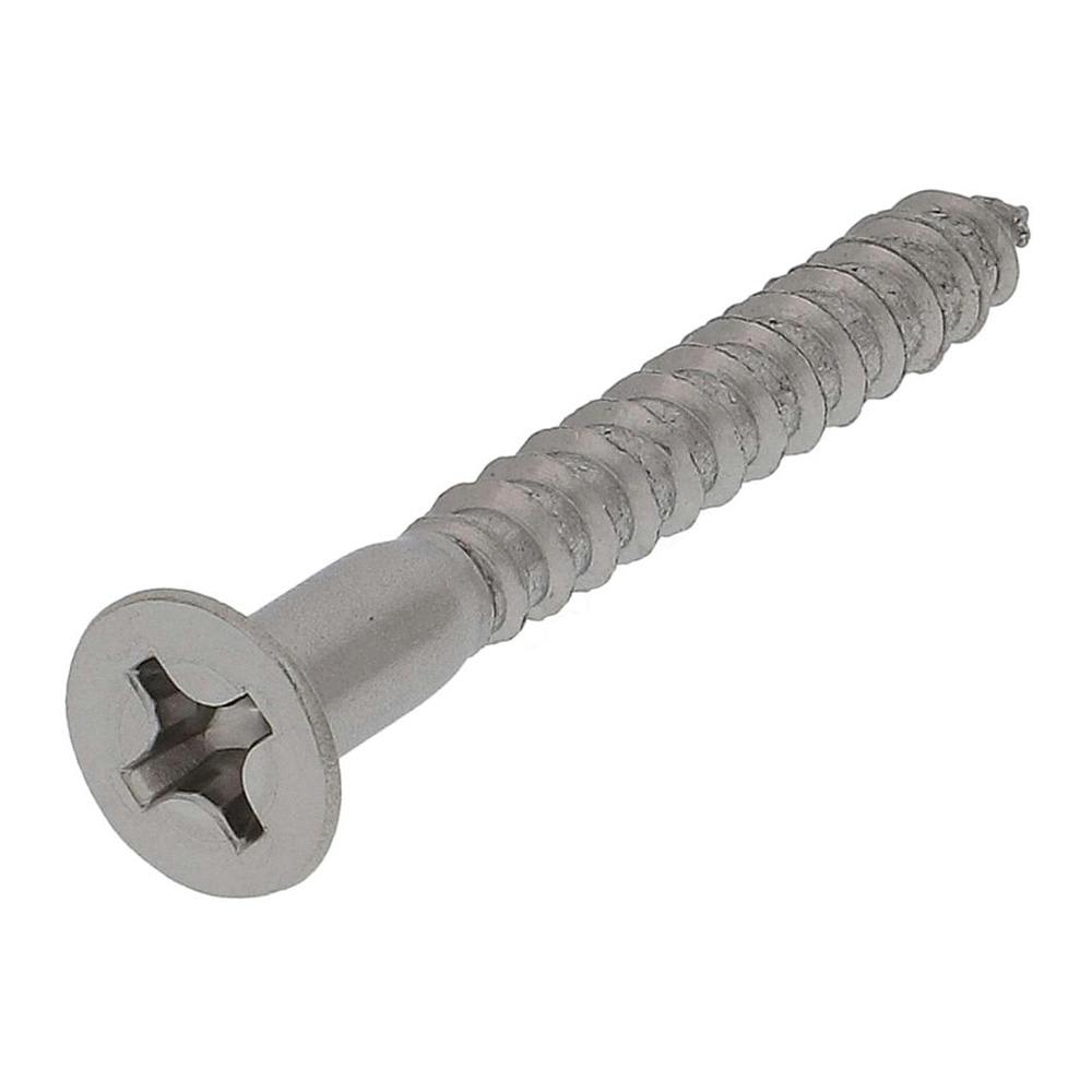 DTGN 25個ST5x50mmフラットヘッド木ネジ 304ステンレス鋼