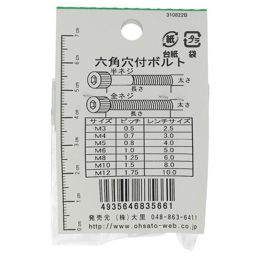 ステンレス 六角穴付ボルト GO-066 8×20mm 2入 | ねじ・くぎ・針金