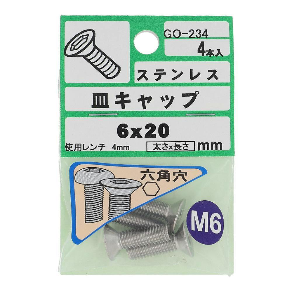 MLbv XeX GO-234 M6×20mm 4{ Xei{gj