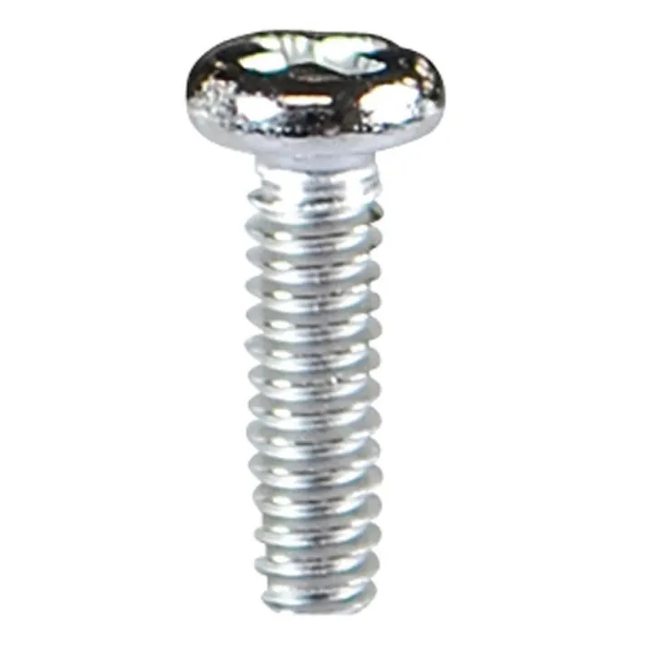 精密小ネジ ナベ頭 鉄/ニッケルメッキ PC-113 1.7×4mm 10本入 小袋