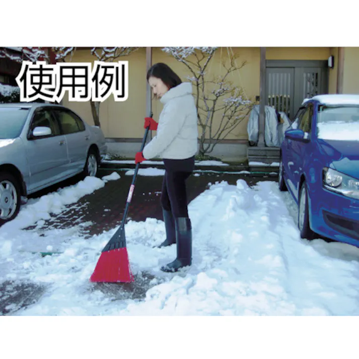 【CAINZ-DASH】コンパル 除雪ホーキ (L) 007121【別送品】