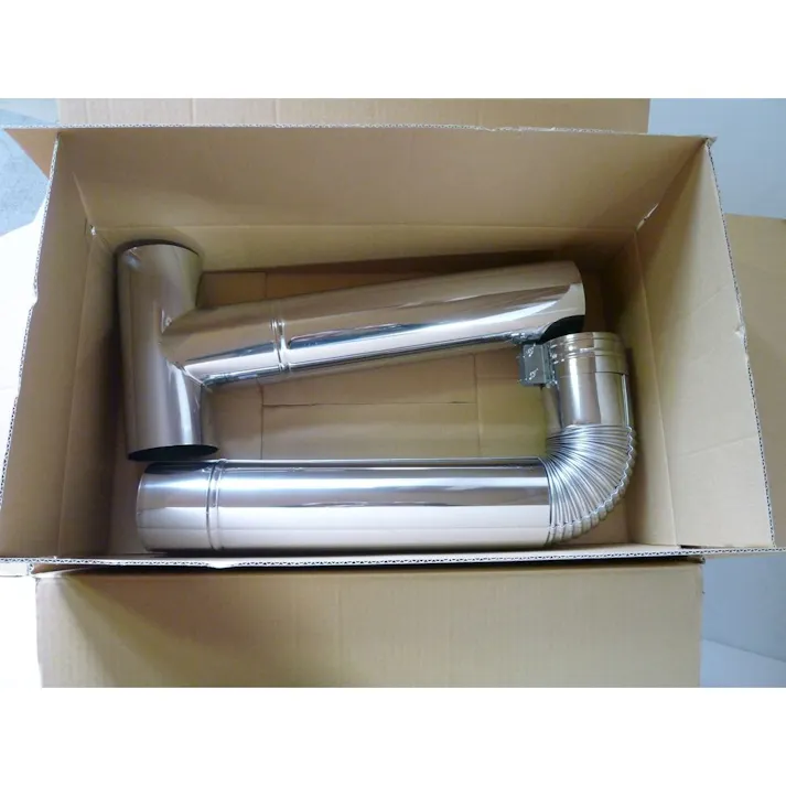 簡易煙突セット 薪ストーブ煙突接続うしろ側用【別送品】