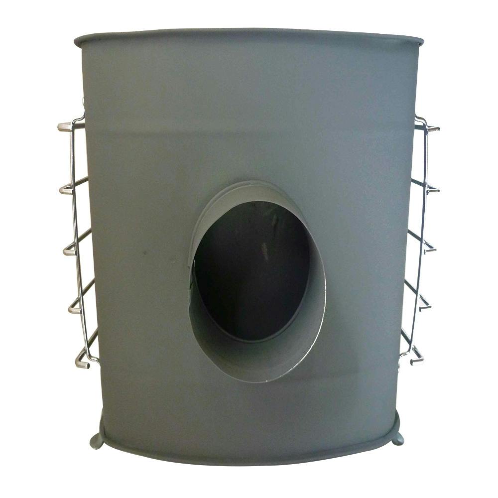 角型薪ストーブ ガード付 うしろ煙突式(煙突別売)【別送品】 | 空調