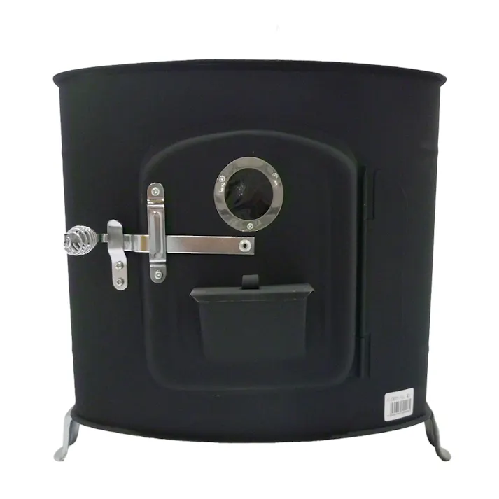 角型ストーブガードなしワイド ブラック 煙突別売【別送品】