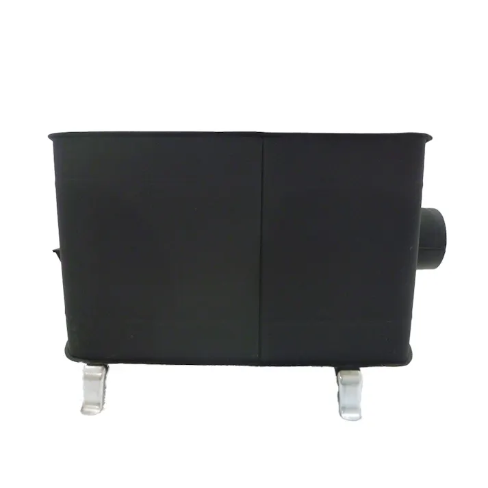 角型ストーブガードなしワイド ブラック 煙突別売【別送品】