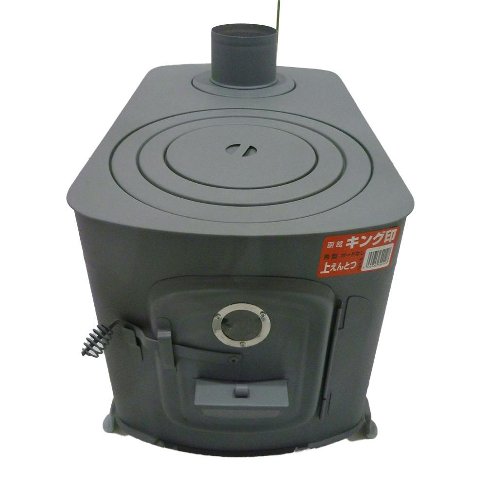 角型ストーブガードなし うえ煙突式 煙突別売【別送品】 | 空調・季節