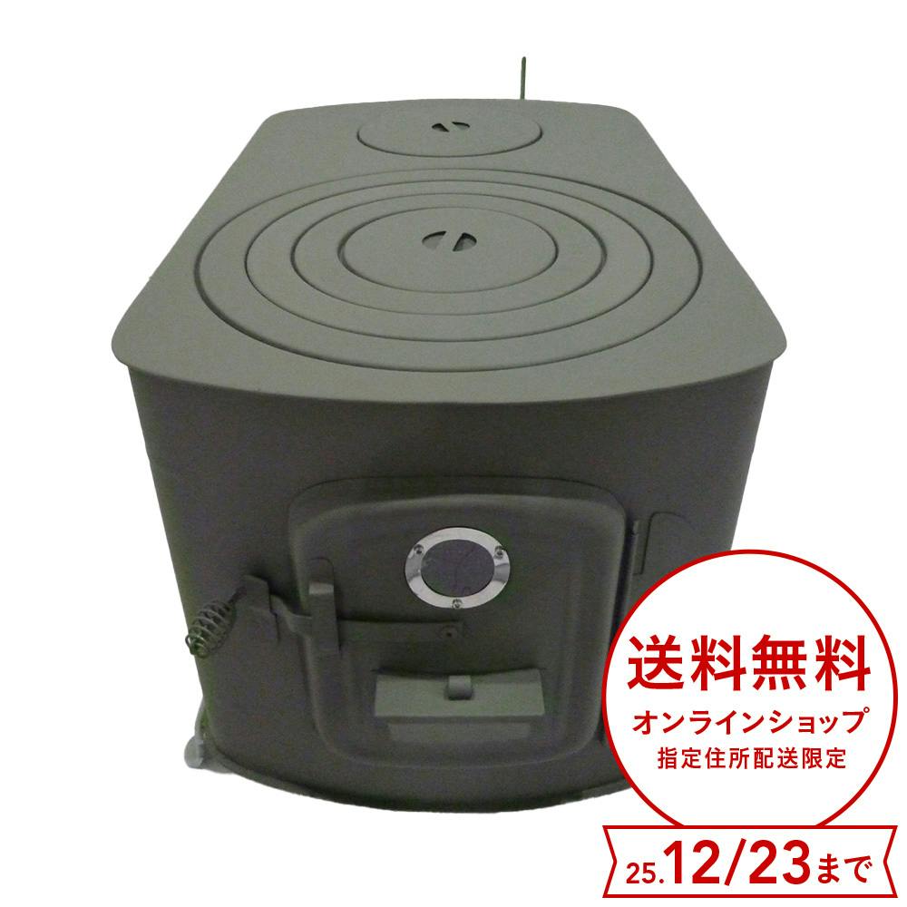 角型ストーブガードなしワイド オリーブ 煙突別売 薪ストーブ・煙突 角型ストーブガードなしワイド オリーブ 煙突別売 薪ストーブ・煙突