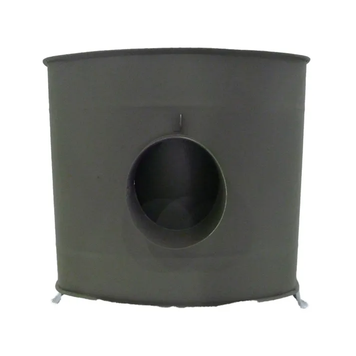 角型ストーブガードなしワイド オリーブ 煙突別売【別送品】