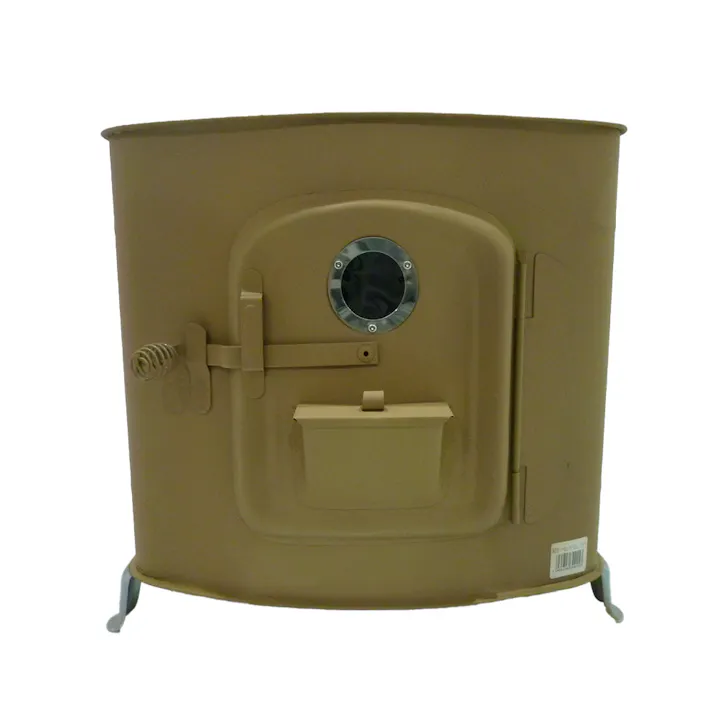 角型ストーブガードなしワイド ベージュ 煙突別売【別送品】