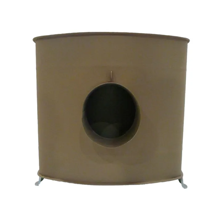 角型ストーブガードなしワイド ベージュ 煙突別売【別送品】