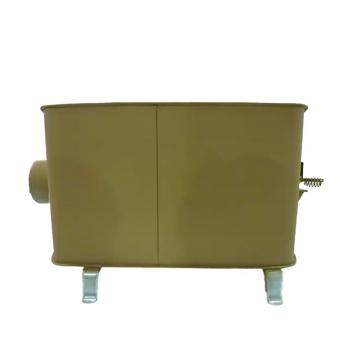 角型ストーブガードなしワイド ベージュ 煙突別売【別送品】