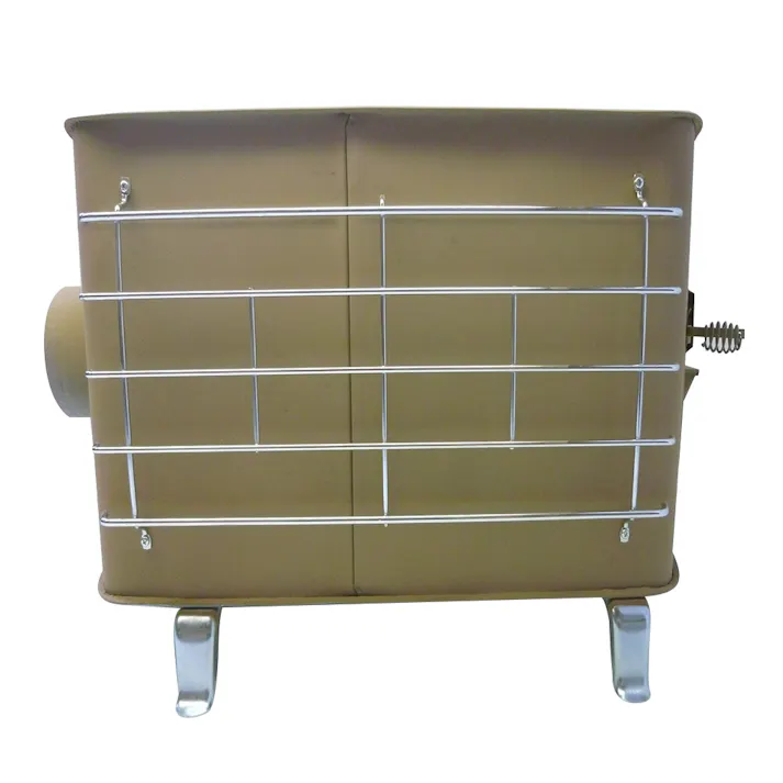 角型薪ストーブ ガード付ワイド ベージュ(煙突別売)【別送品】