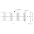 グレーチングL-600 HGU90-19【別送品】