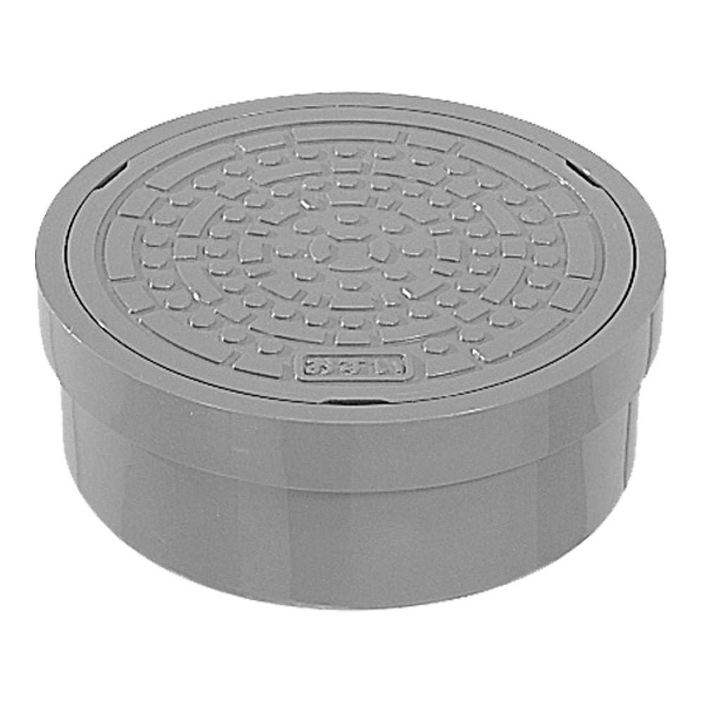 前澤 塩ビます蓋 C-AI グレー 150