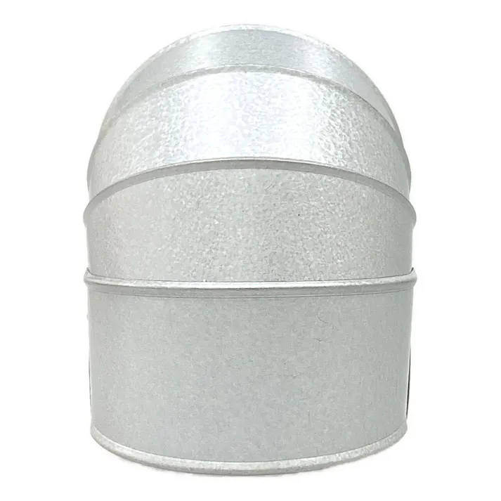 ラッキングカバーエルボ ガルバ生地 50A×20