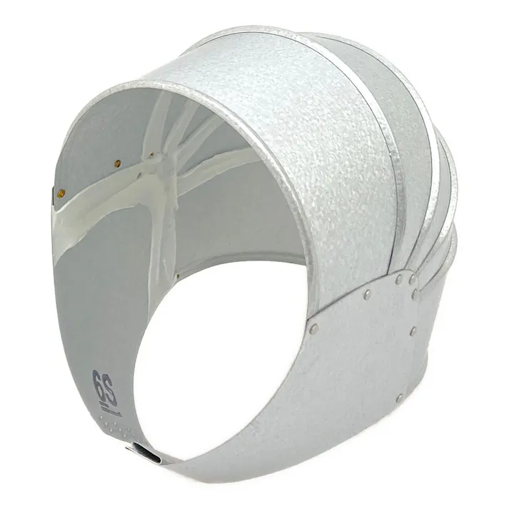 ラッキングカバーエルボ ガルバ生地 50A×20