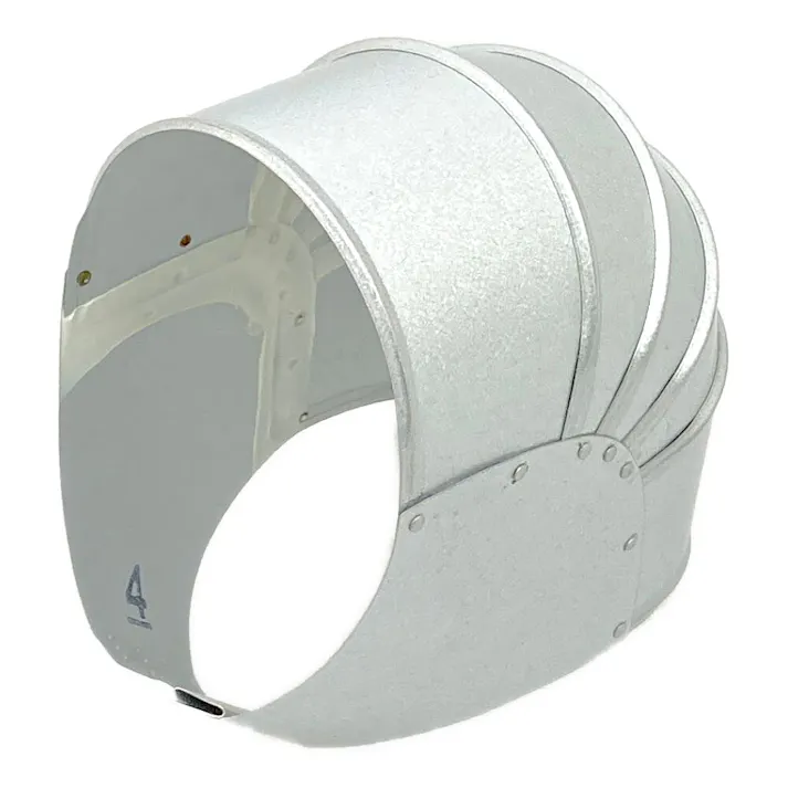 ラッキングカバーエルボ ガルバ生地 40A×20