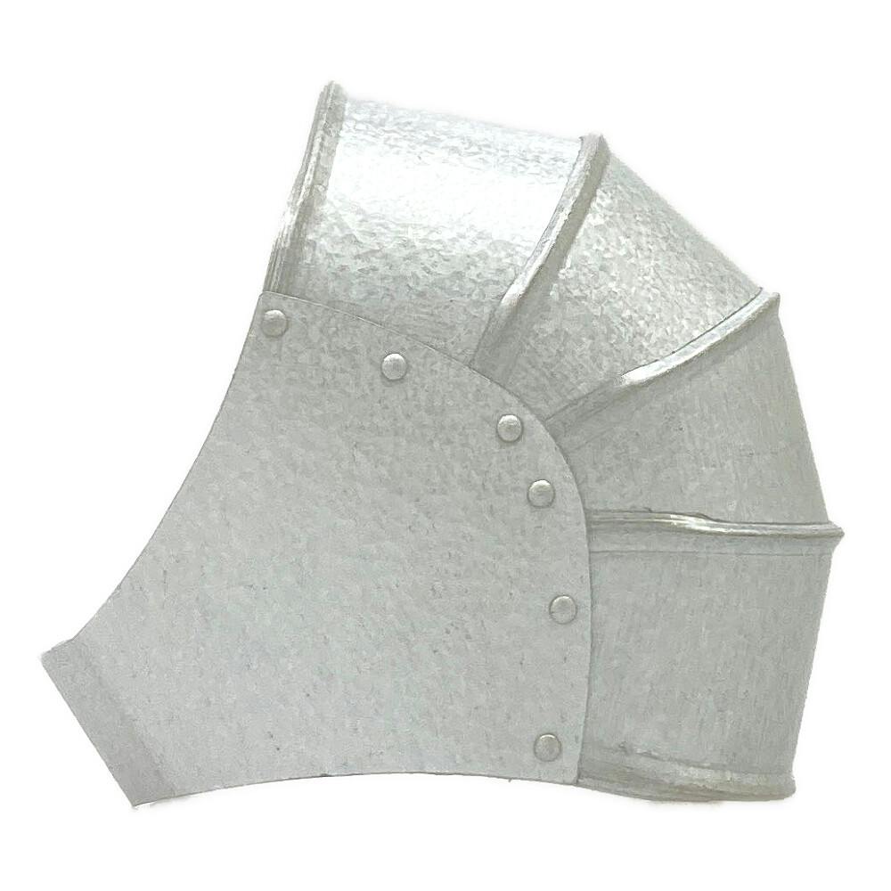 ラッキングカバーエルボ ガルバ生地 15A×20