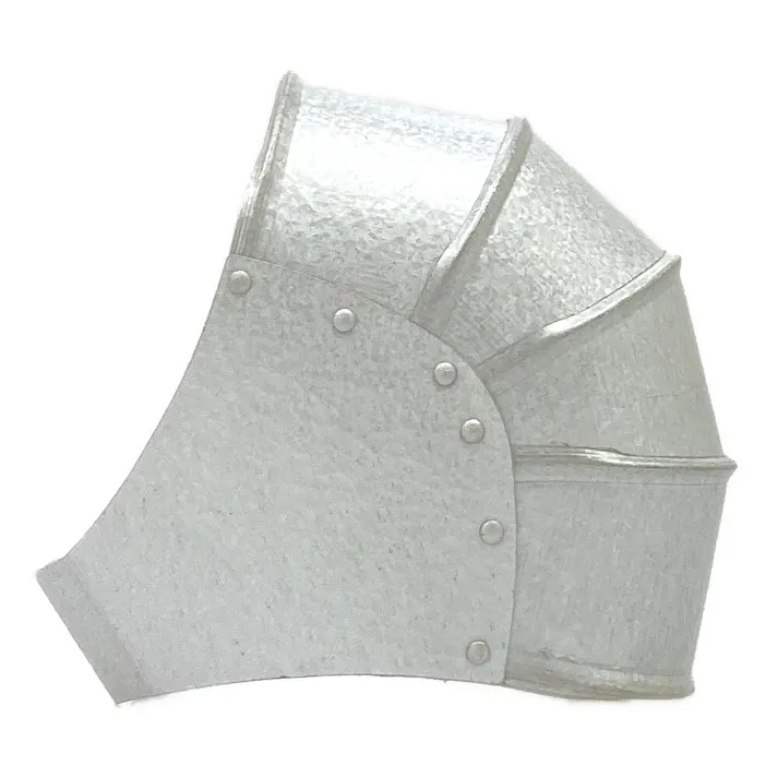 ラッキングカバーエルボ ガルバ生地 15A×20