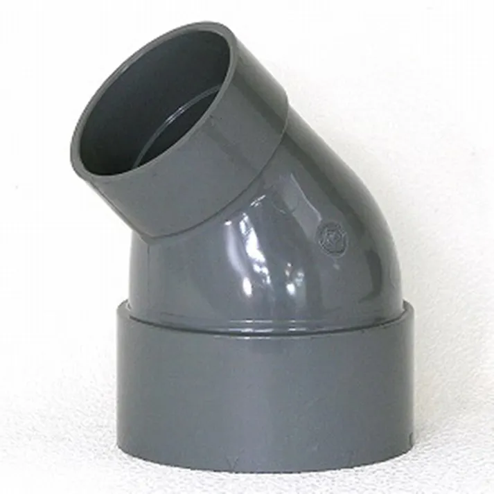 VU継手 45度異径エルボ 100×75