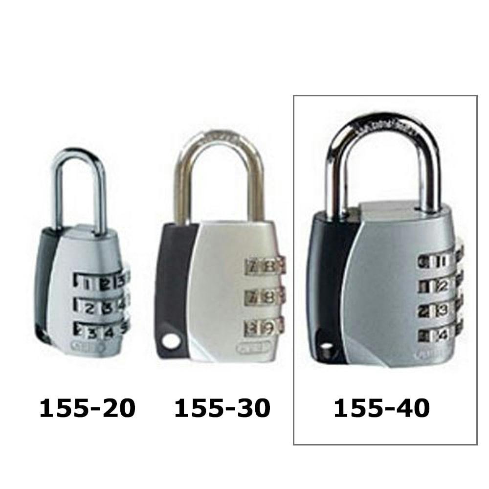 ABUS ナンバー可変式南京錠 155-40 | その他防犯用品・防犯グッズ 通販