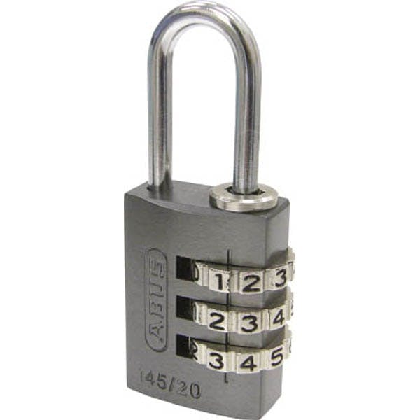 ABUS ナンバー可変式南京錠 チラニウム 145-20-TI