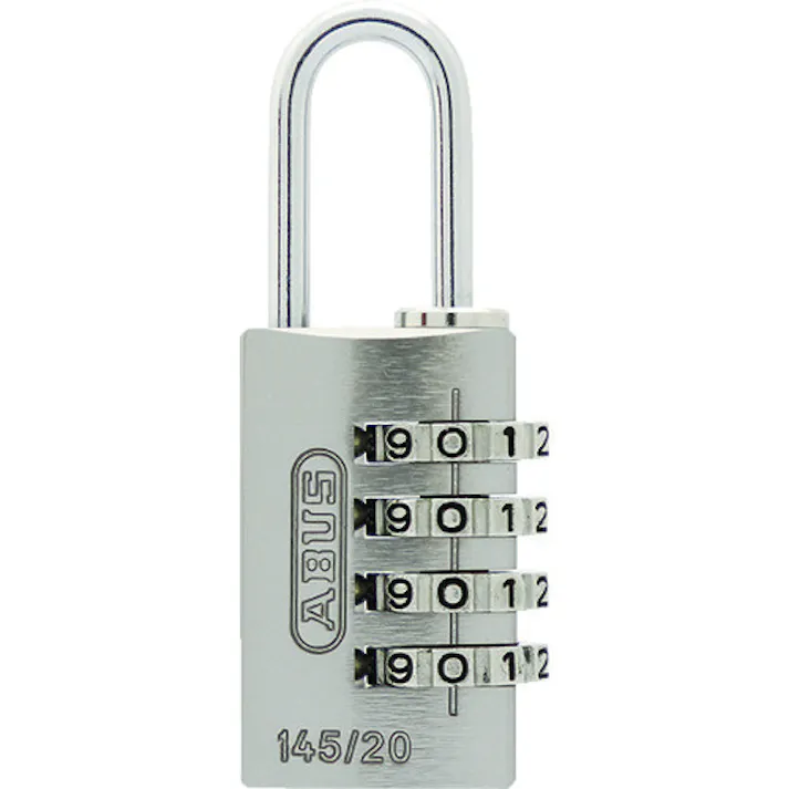 【CAINZ-DASH】アバス社 ナンバー可変式4段ダイヤル南京錠 145-4d 20 SI 145-4D20SI【別送品】