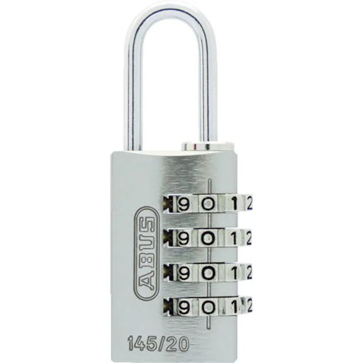 【CAINZ-DASH】アバス社 ナンバー可変式4段ダイヤル南京錠 145-4d 30 SI 145-4D30SI【別送品】