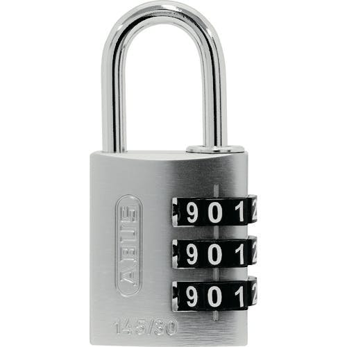 【CAINZ-DASH】アバス社 ナンバー可変式ダイヤル錠　１４５－ＢｉｇＤ／３０　ＳＩＬＶＥＲ　幅３１ｍｍ　ツル径５ｍｍ　シルバー 145-BIGD/30 SILVER【別送品】