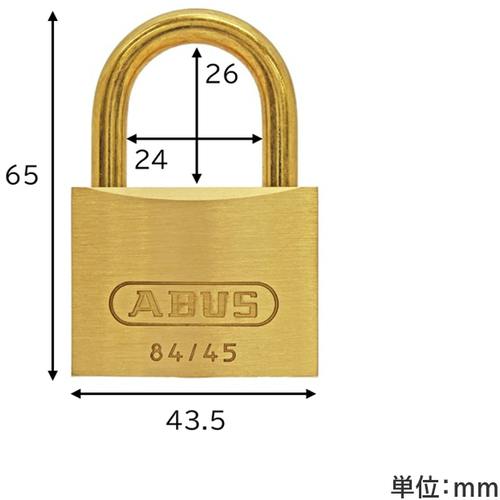 CAINZ-DASH】アバス社 真鍮南京錠 84MB－45 同番 84MB-45-KA