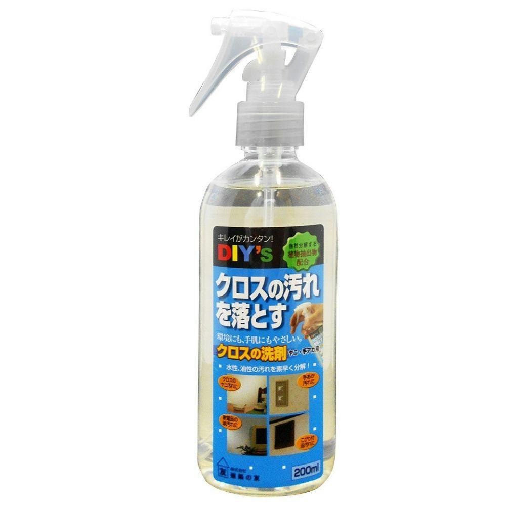 建築の友 クロスの洗剤 ヤニ・手アカ用 CC-01 200ml | 接着・補修