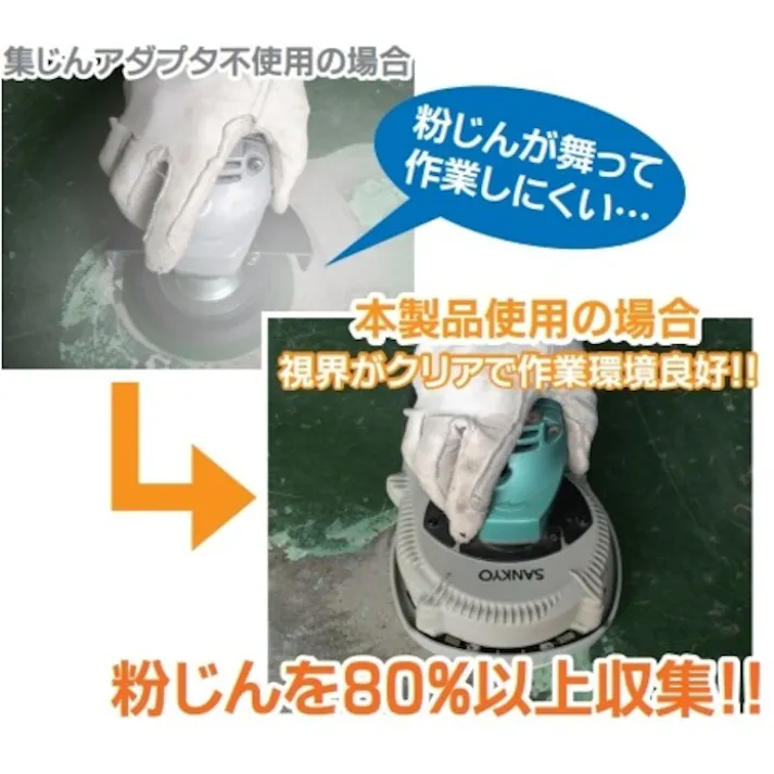 【CAINZ-DASH】三京ダイヤモンド工業 クリーン太くんサンディングディスク用 自己集じんタイプ(マキタ用) DA-4S-M【別送品】