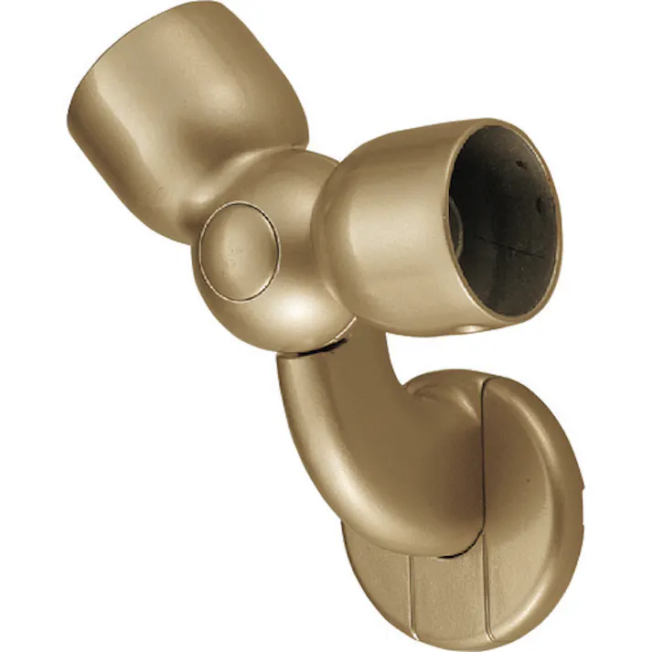 【CAINZ-DASH】シロクマ 手すり用接続金具 C形ブラケットL自在コーナー 35φ AG BR-614-35-AG【別送品】