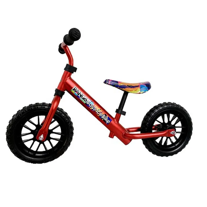 バランスバイク アルミボディ マット レッド