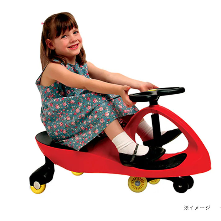 プラズマカー ゴム製タイヤモデル スイングカー レッド
