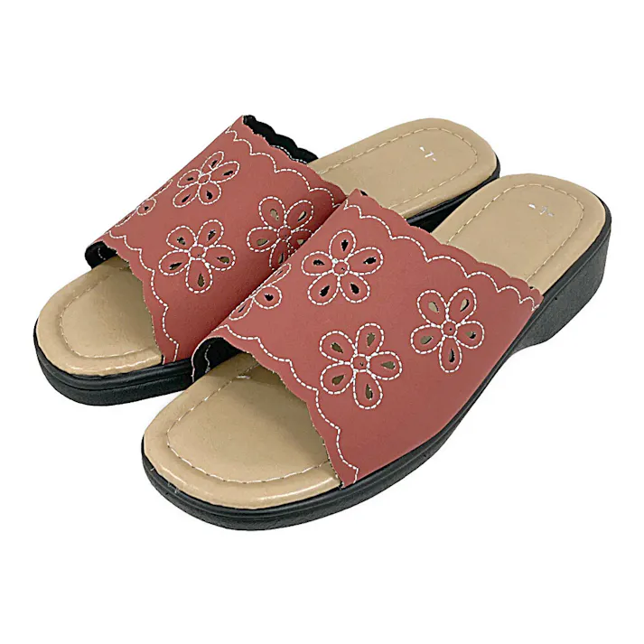 婦人軽量サンダル レッド(CHL1126)L