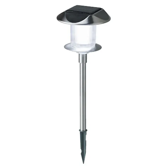 パワーLEDステンソーラーライト シルバー CHPS302W(販売終了)