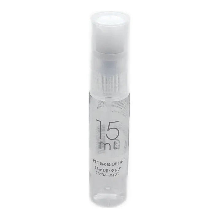 PET詰替ボトル スプレータイプ 15ml クリア